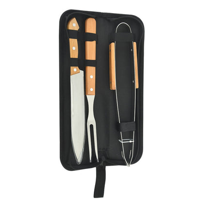 HUPSTL861 BBQ Stainless Steel Tools Set 4pcs
