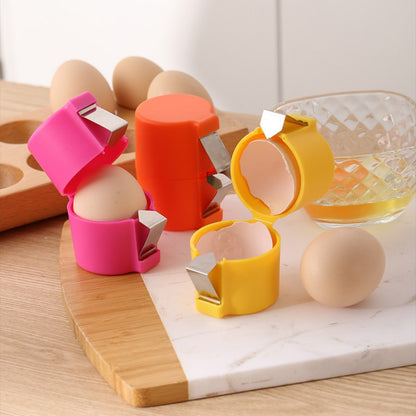 HUPSTL864 Stainless Steel Egg Cracker and Yolk Separator Tool