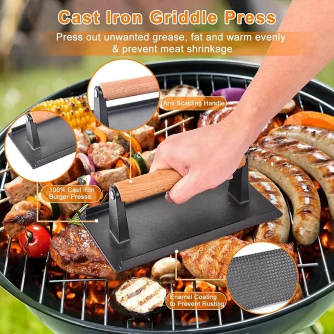 HUPSTL868 17-Piece Outdoor BBQ Blackstone Griddle Accessories Kit