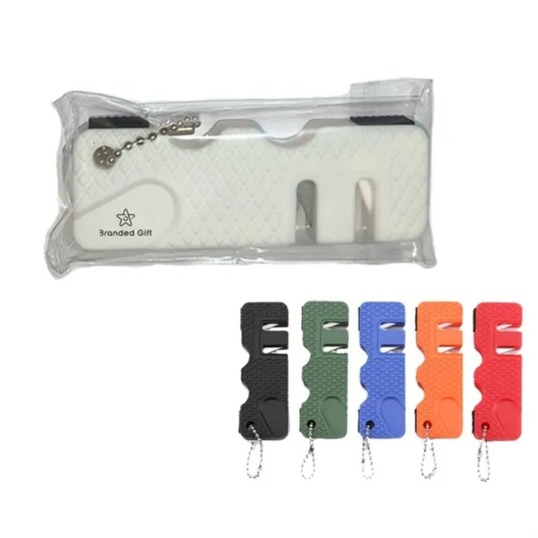 Outdoor Camping Portable Pocket Sharpener Knives Accessories - green