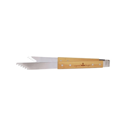 HUPSTL885 Bamboo BBQ Tongs