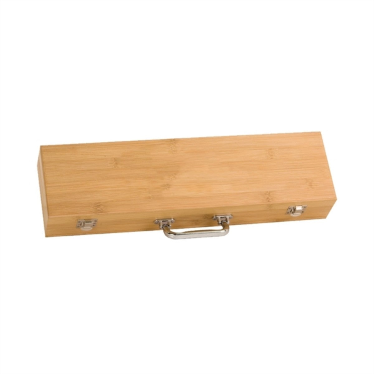 HUPSTL888 3-Piece Bamboo BBQ Set in Case