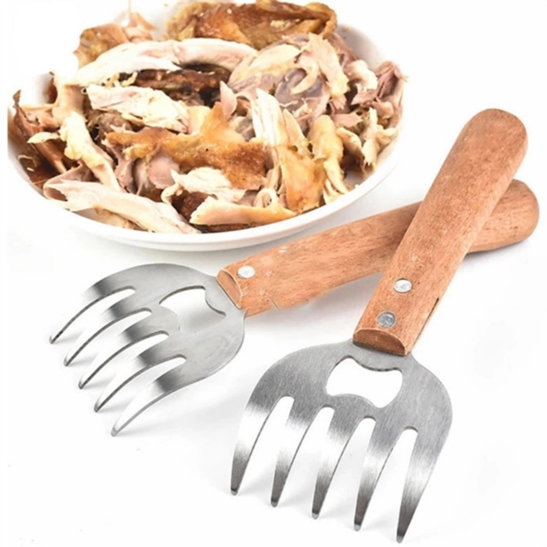 HUPSTL900 1PCS BBQ Meat Separator Fork