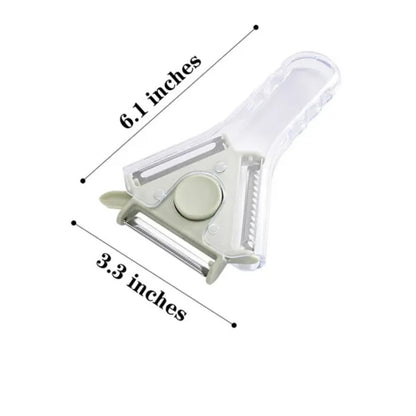 HUPSTL903 3-in-1 ABS Stainless Steel Vegetable Peeler Fruit Cutter