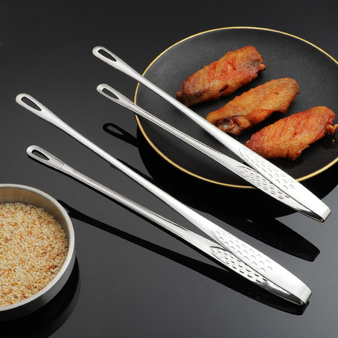 HUPSTL906 Stainless Steel Barbecue Tongs