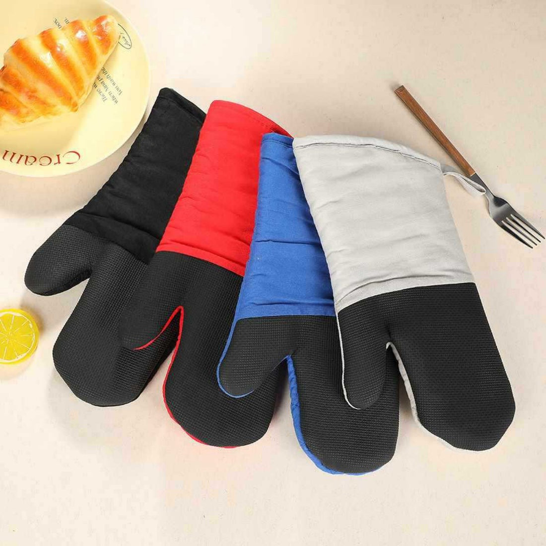 HUPSTL930 BBQ Grilling Tool Set with Mitt