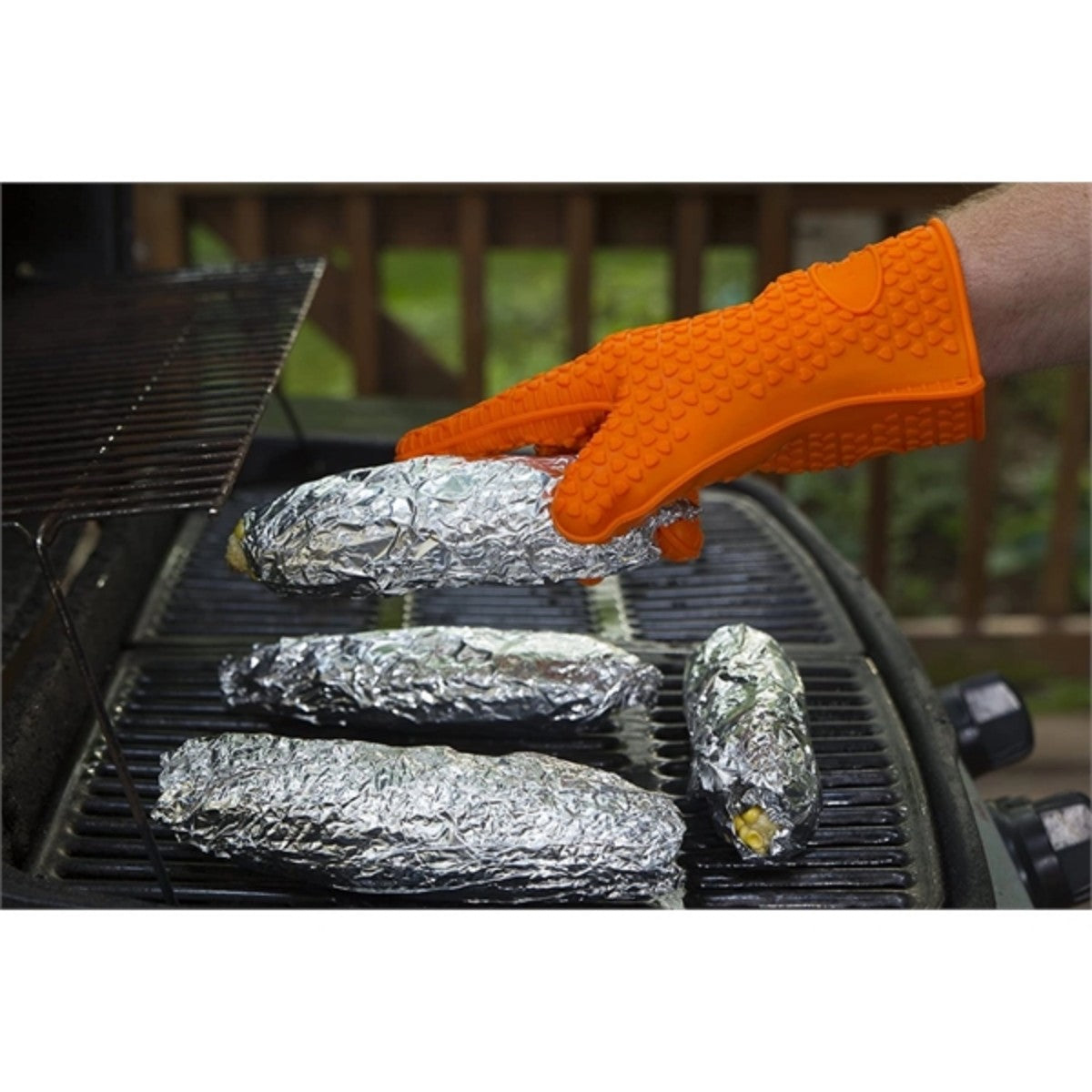 HUPSTL942 Silicone Gloves Meat Claws Digital Thermometer Bbq Set
