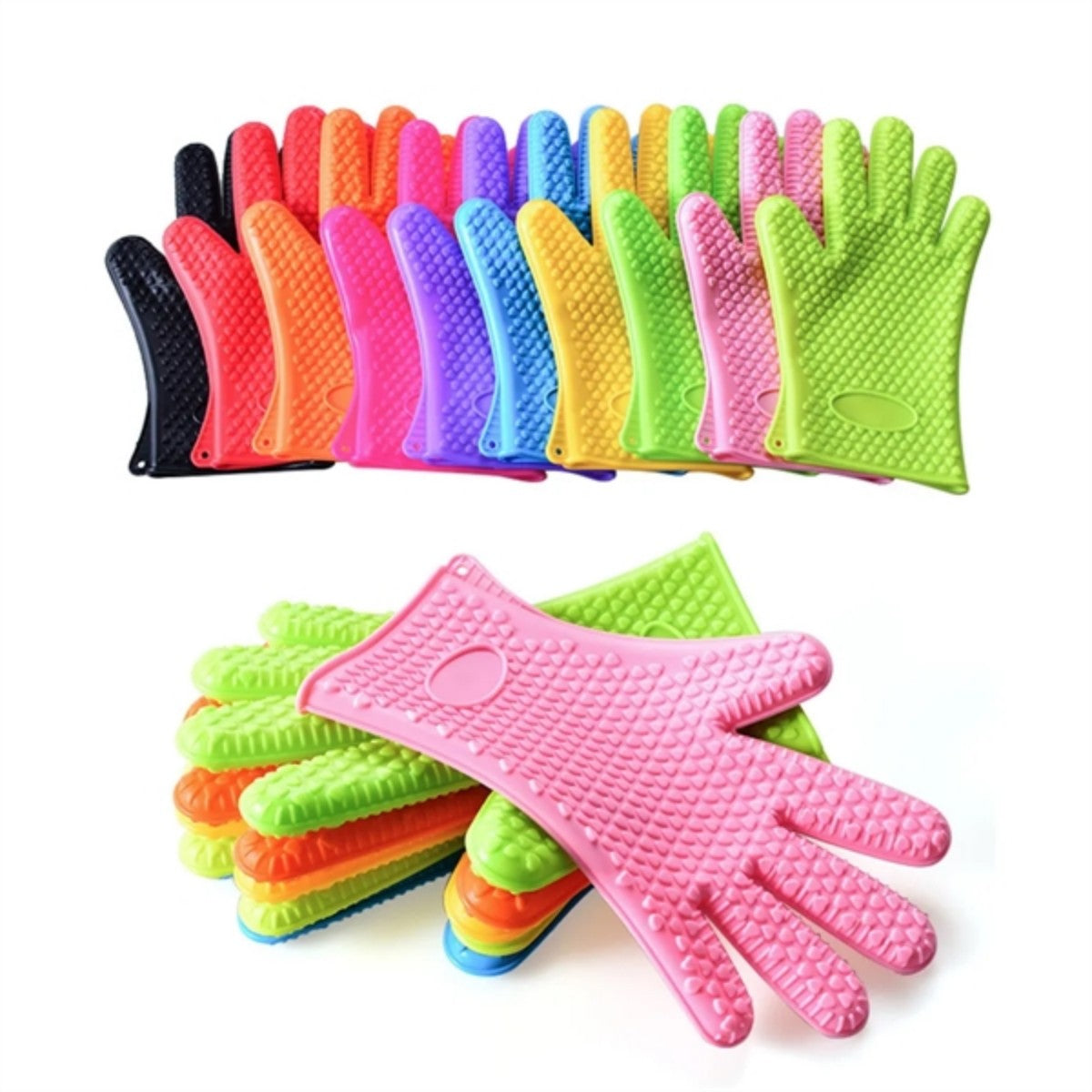 HUPSTL942 Silicone Gloves Meat Claws Digital Thermometer Bbq Set