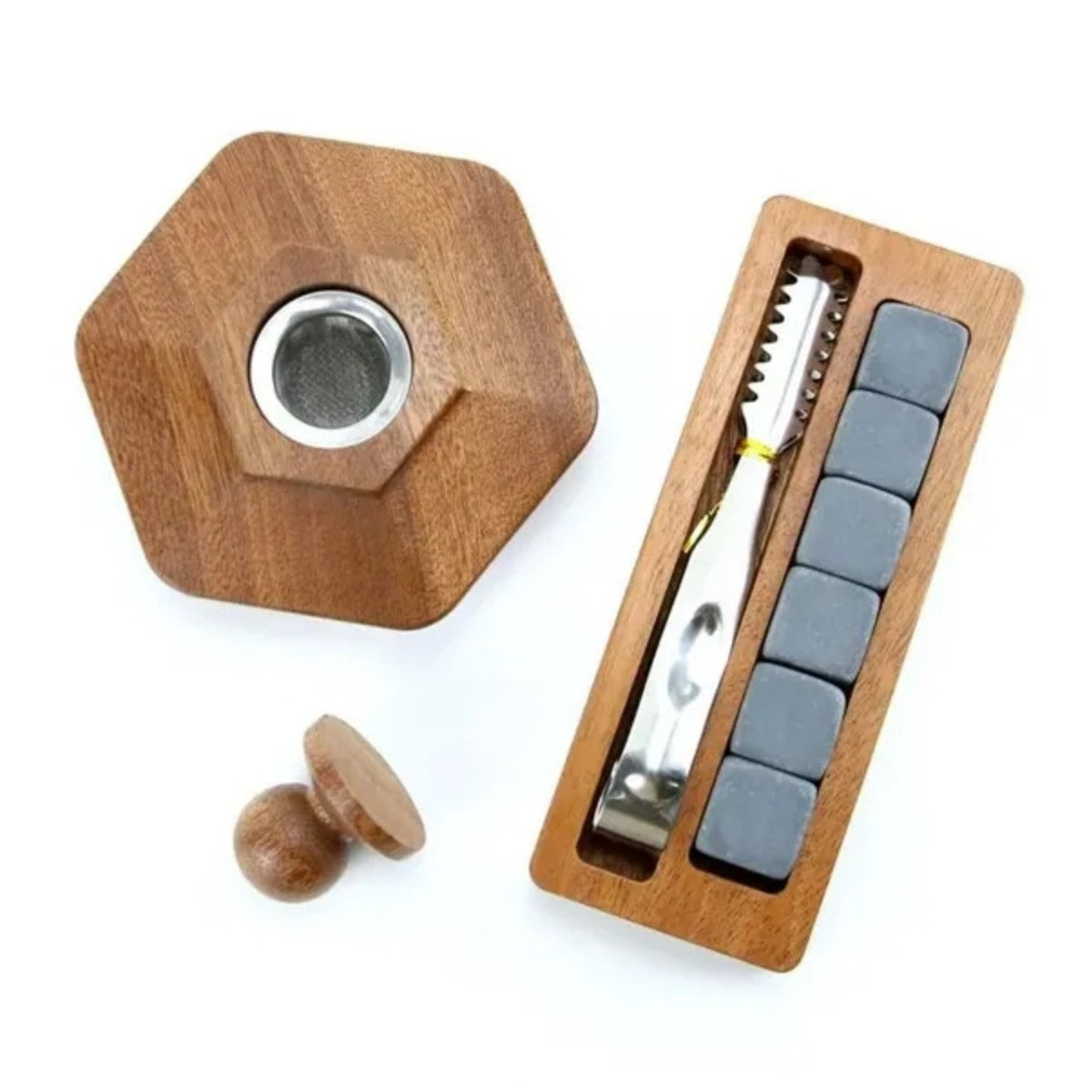 HUPSTL945Cocktail Smoker Kit with Torch Ice Stone