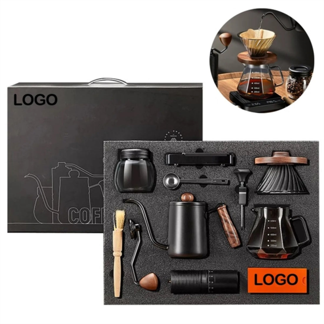 HUPSTL946 Hand Brewed Coffee Maker Outdoor Set