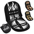 Custom Portable Stainless Steel Picnic Camping Utensil Set - blue
