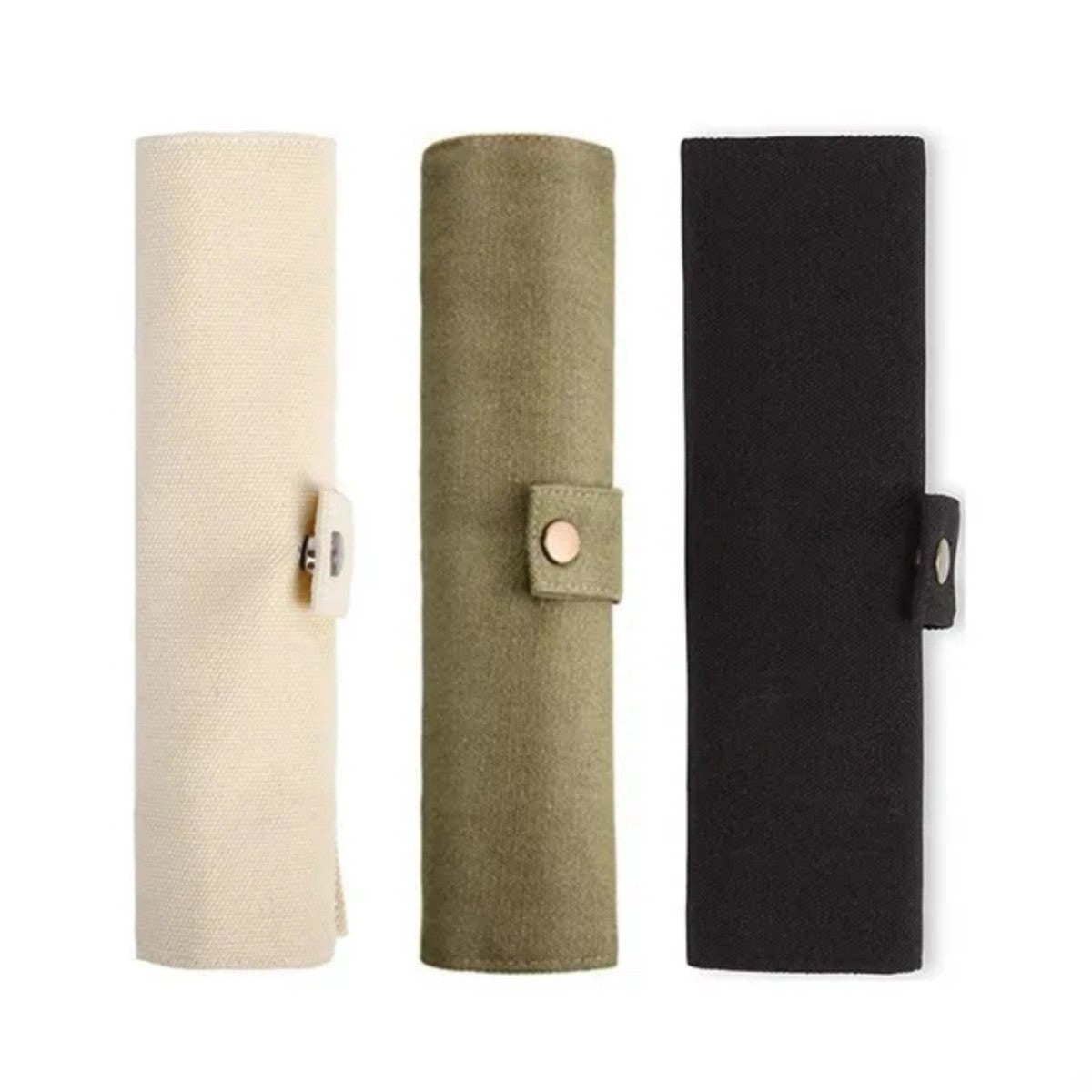 HUPSTL968 Bamboo Cutlery Set With Travel Pouch-5 Pieces