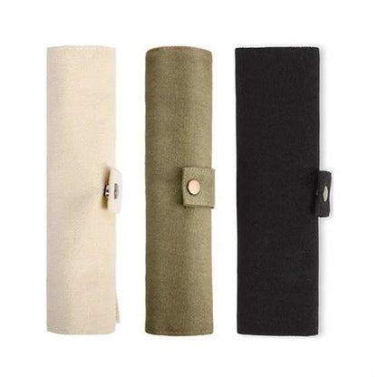 HUPSTL968 Bamboo Cutlery Set With Travel Pouch-5 Pieces