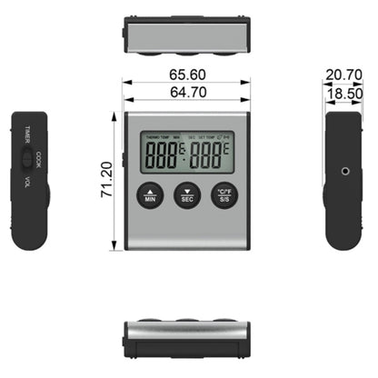 HUPSTL972 Kitchen Lcd Digital Food Thermometer