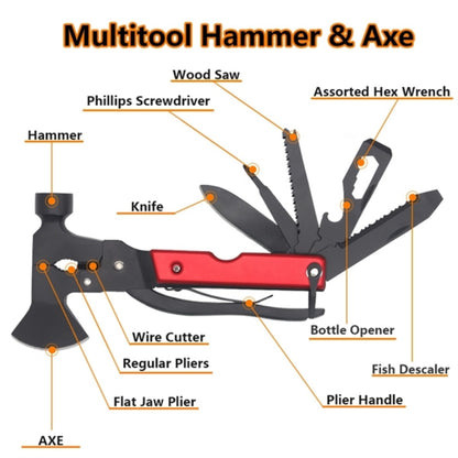 HUPSTL982 Multitool Portable Emergency Escape Hammer