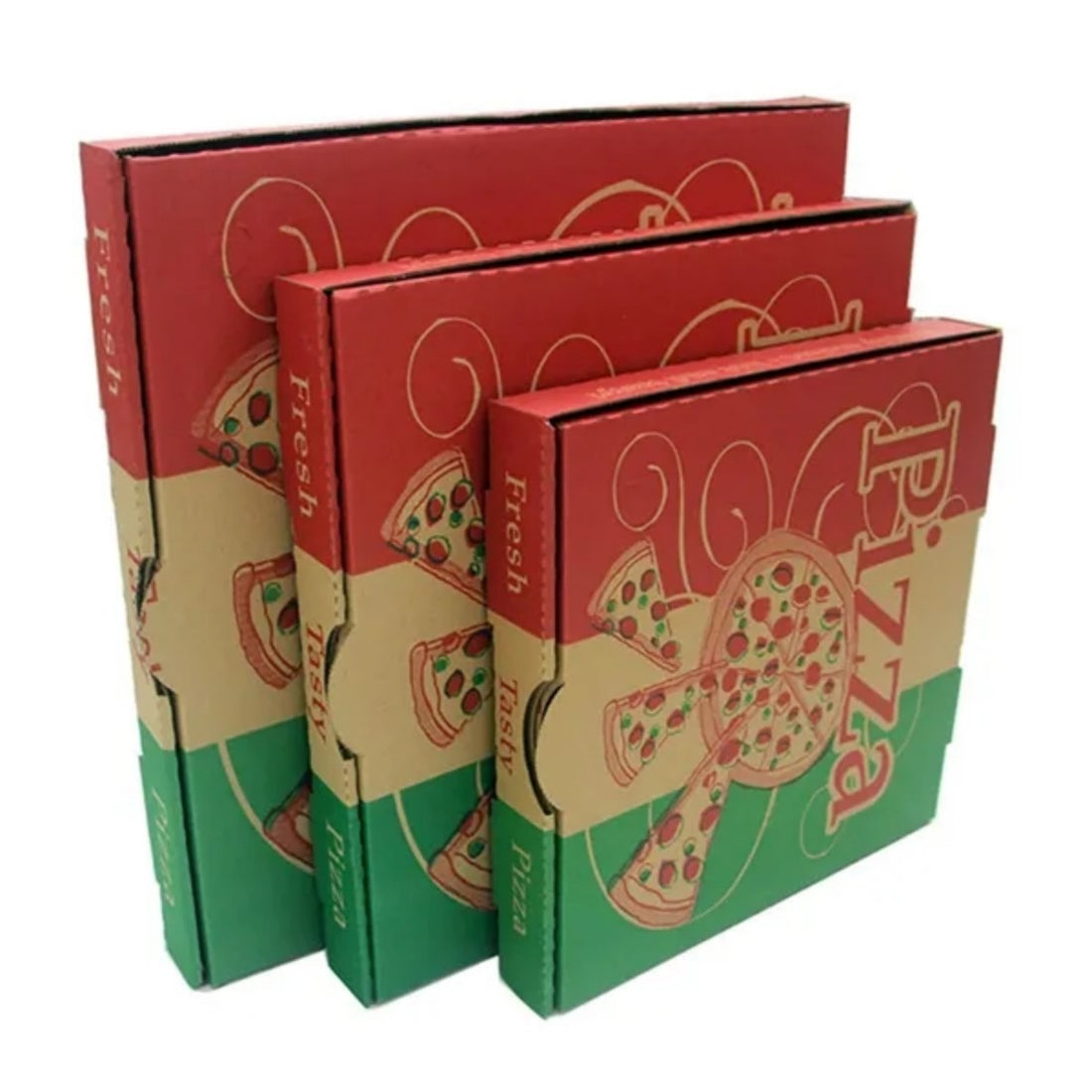 HUPSTL983 Custom Full Color Pizza Food Packing Boxes