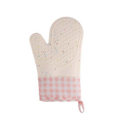 HUPSTL985 Soft Anti Slip Solid Silicone Oven Mitts And Pot Holders Set