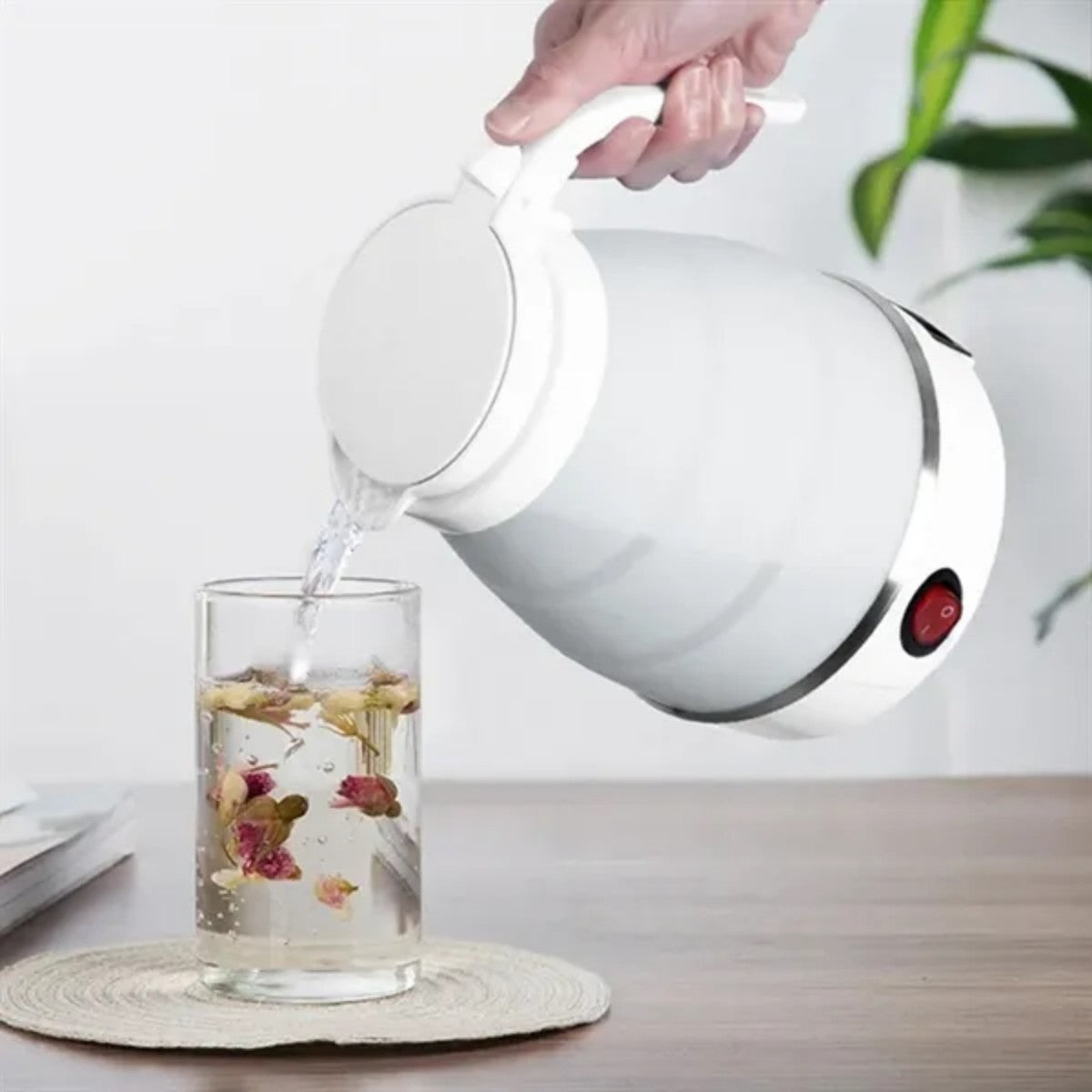 HUPSTL987 Portable Foldable Insulated Travel Kettle