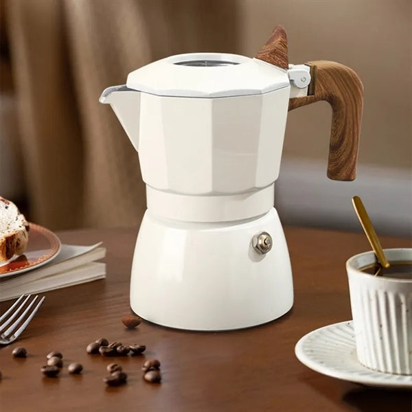 HUPSTL988 Double Valve French Extraction Coffee MOKA Pot