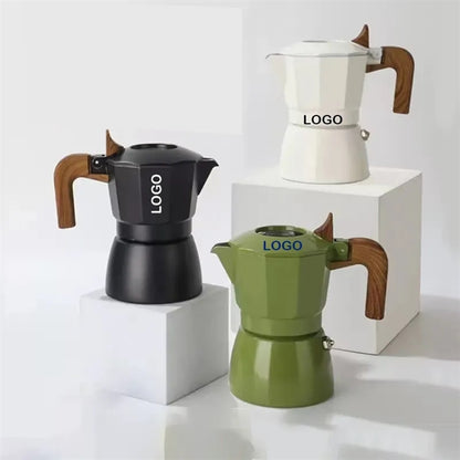 HUPSTL988 Double Valve French Extraction Coffee MOKA Pot