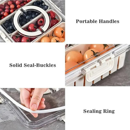 HUPSTL992 Divided Serving Tray Fresh-Keeping Box