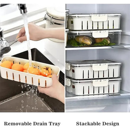 HUPSTL992 Divided Serving Tray Fresh-Keeping Box