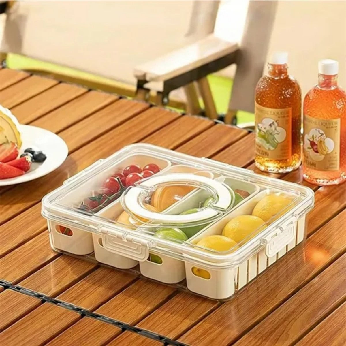 HUPSTL992 Divided Serving Tray Fresh-Keeping Box