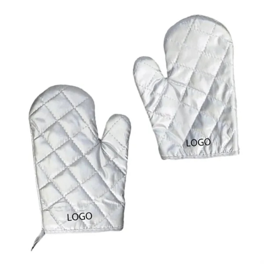 Oven Mitts - silver