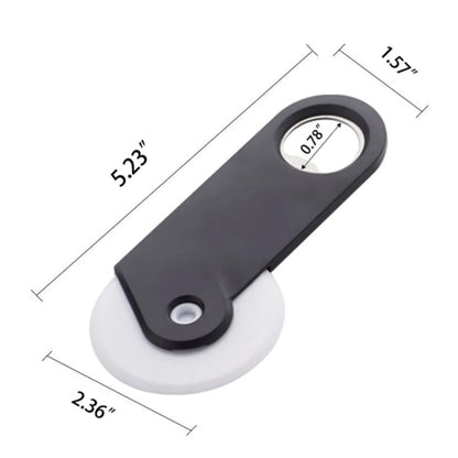 HUPSTL994 Promotional Eco Friendly Pizza Cutter with Bottle Opener