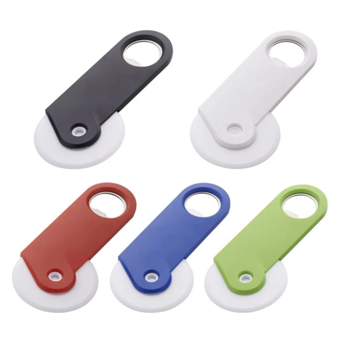 HUPSTL994 Promotional Eco Friendly Pizza Cutter with Bottle Opener