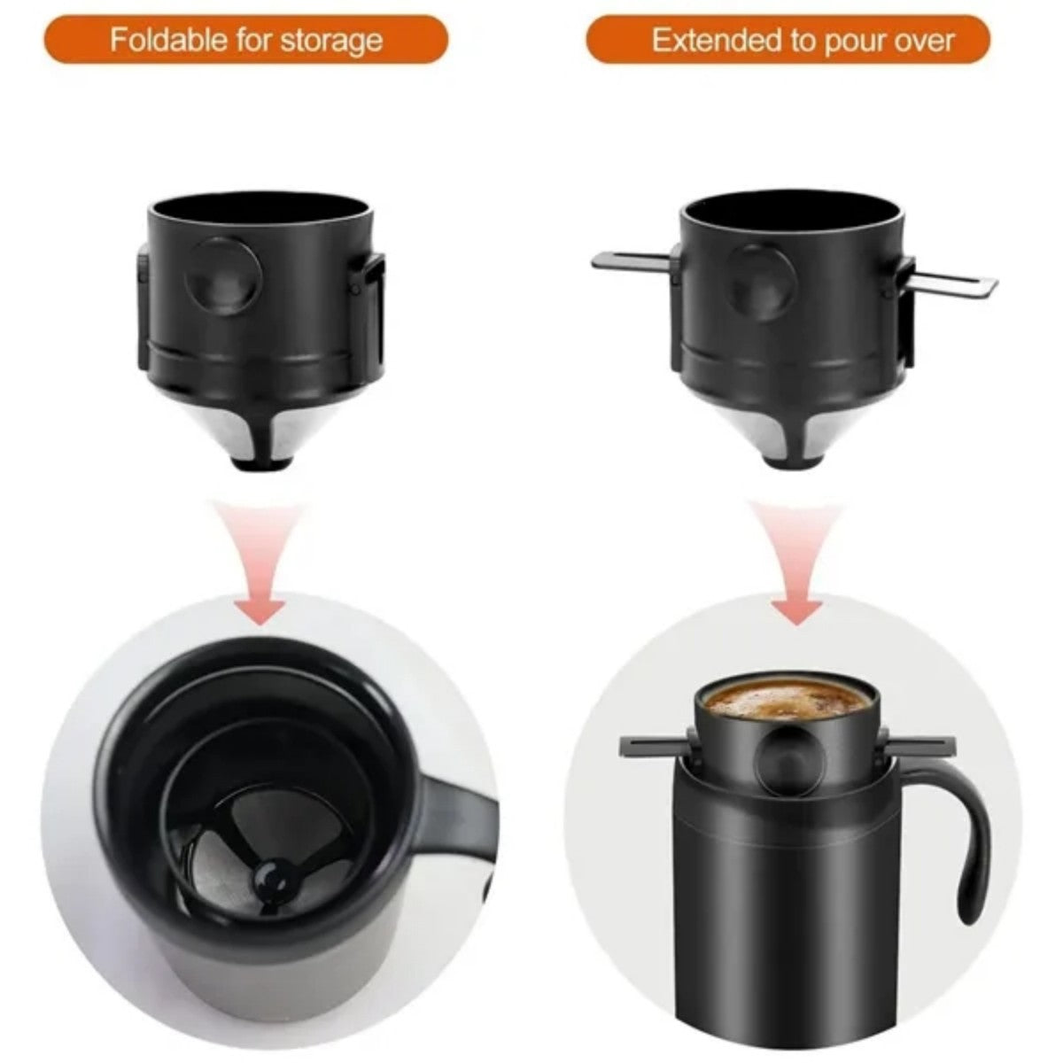 HUPSTL998 Coffee Brewing Filter Set