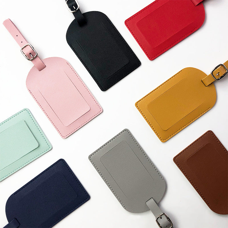 AS002 Luggage Tag Faux Leather for Suitcase