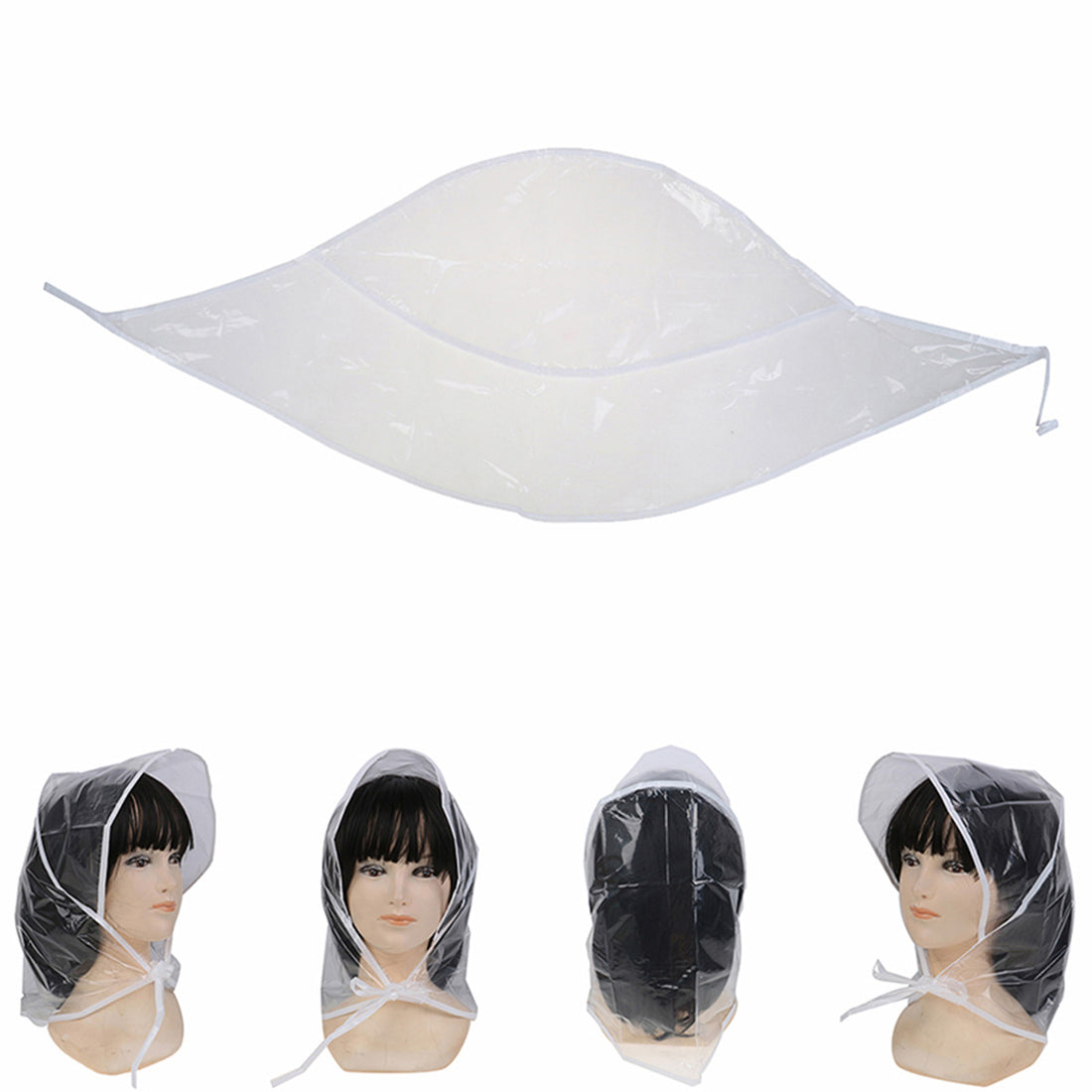 SUPSAS102 Wasserdichte, transparente Regenhaube
