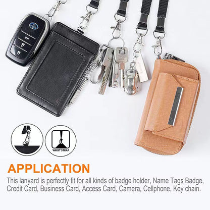 SUPSAS111 Black Neck Lanyard