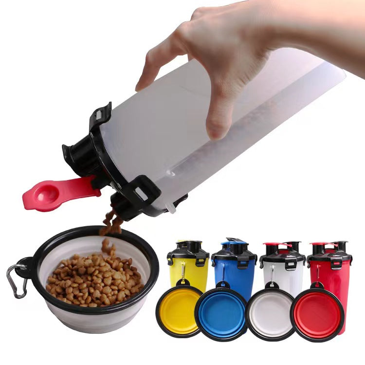 SUPSAS124 Dog Bottle Water Dispenser with Bowls