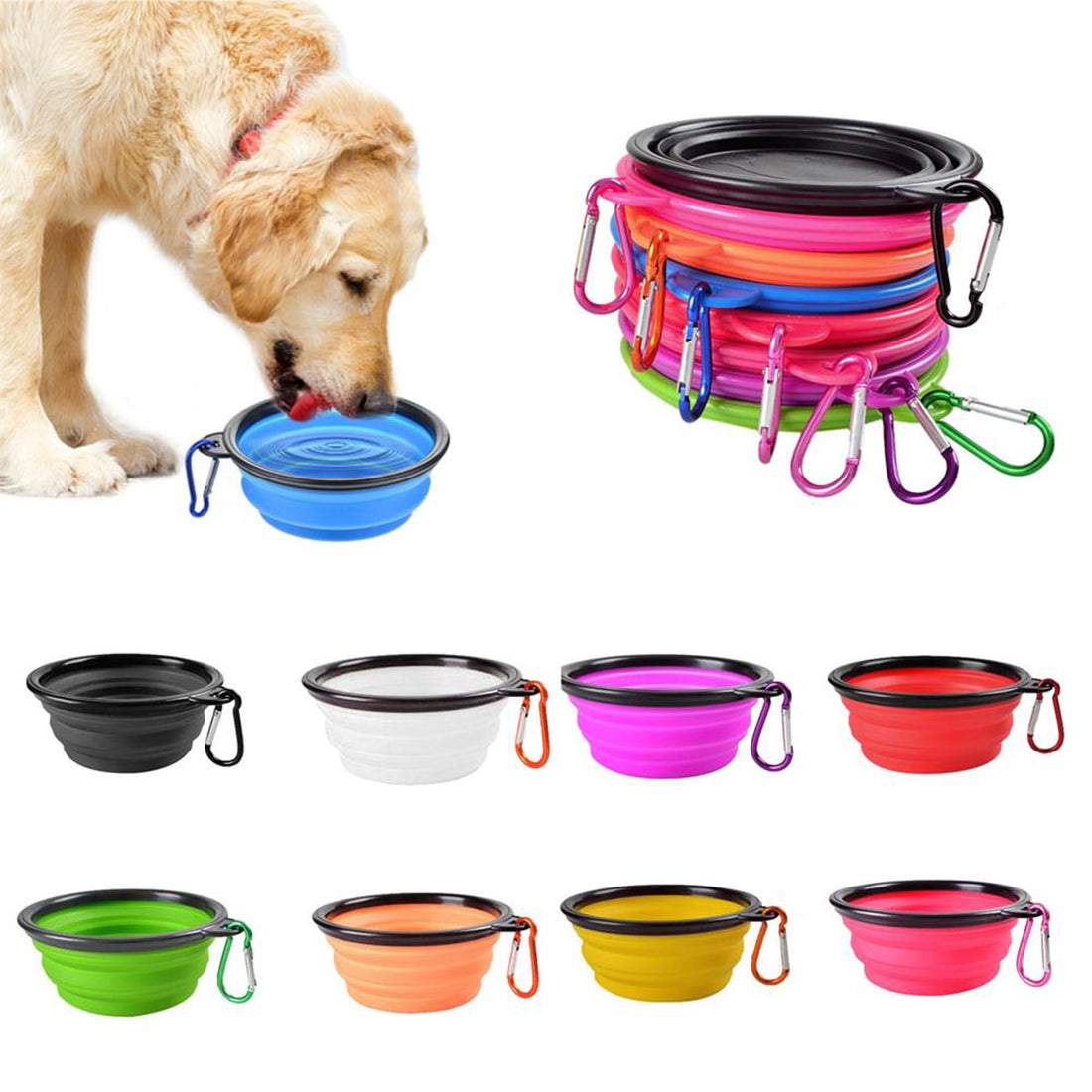 SUPSAS125 Collapsible Pet Bowls