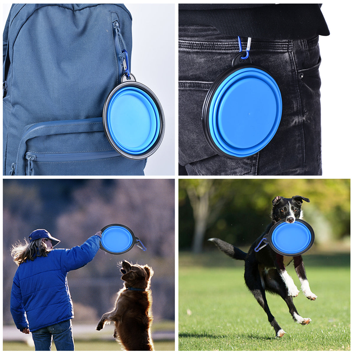 SUPSAS125 Collapsible Pet Bowls