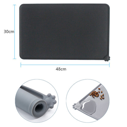 SUPSAS131 Silicone Waterproof Dog Cat Pet Feeding Mats