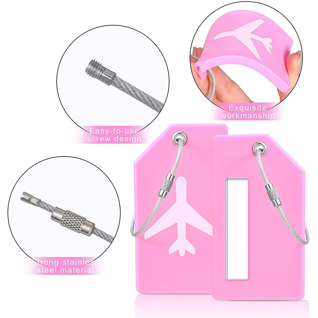 SUPSAS142 Silicone Luggage Tags