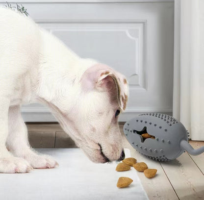SUPSAS147 Rubber Mouse Pet Food Dispenser