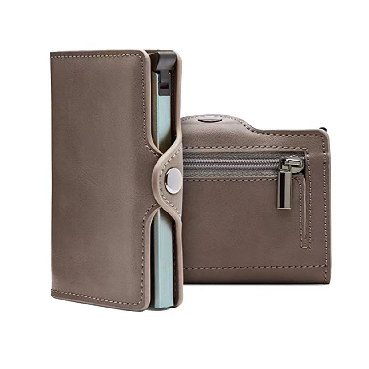 SUPSAS150 Leather Automatic Pop Up Wallet
