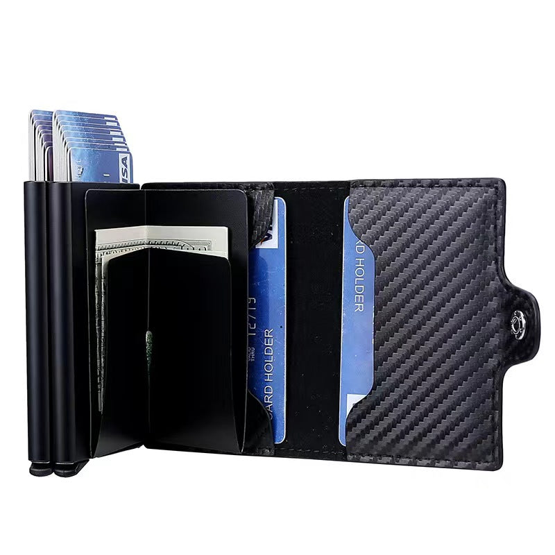 SUPSAS150 Leather Automatic Pop Up Wallet