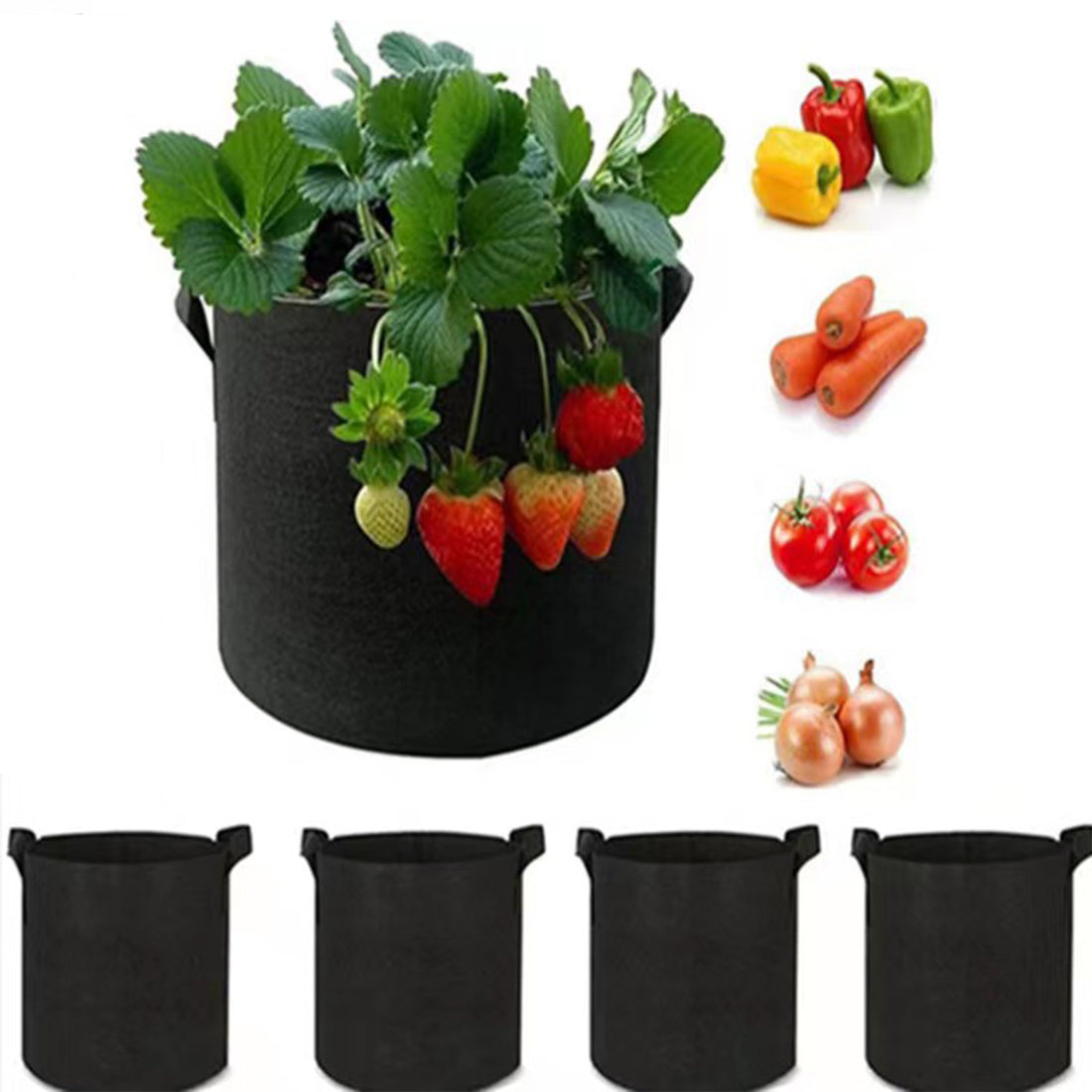 SUPSAS155 7 Gallon Gallon Plant Grow Bags