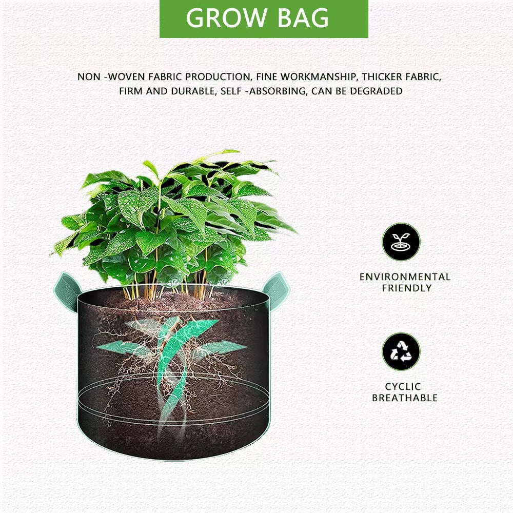 SUPSAS155 7 Gallon Gallon Plant Grow Bags
