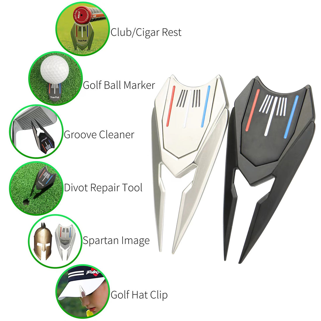 SUPSAS156 Multi Purpose Golf Divot Tool