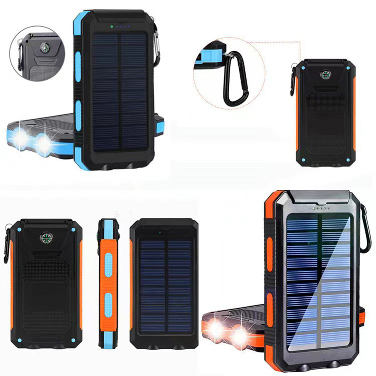 SUPSAS16 Solar-Powerbank mit Kompass