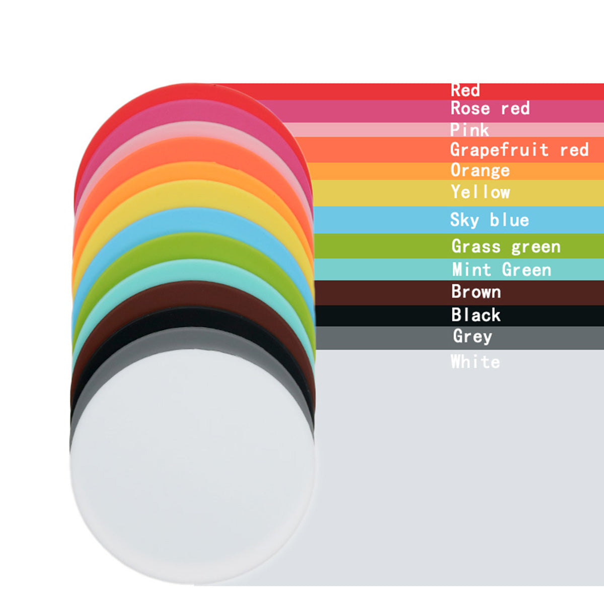 SUPSAS160 Pvc Drink Coasters