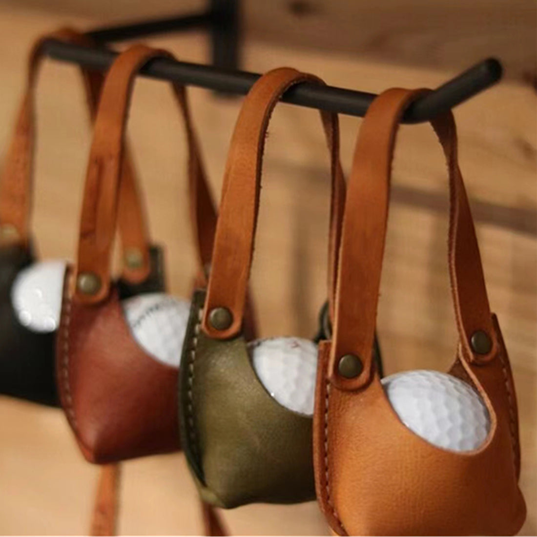SUPSAS166 Golfballtasche aus Leder