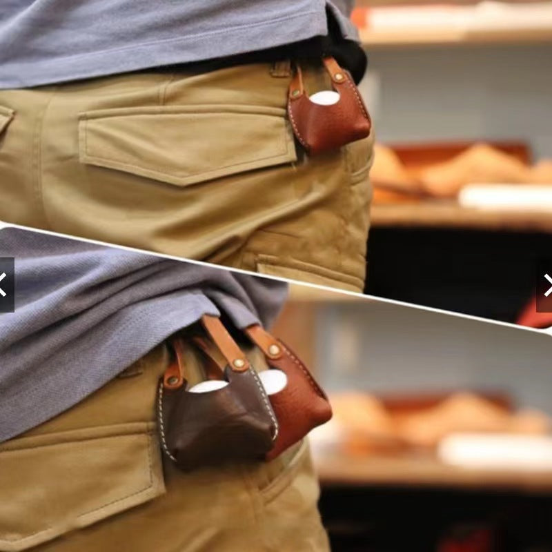 SUPSAS166 Golfballtasche aus Leder