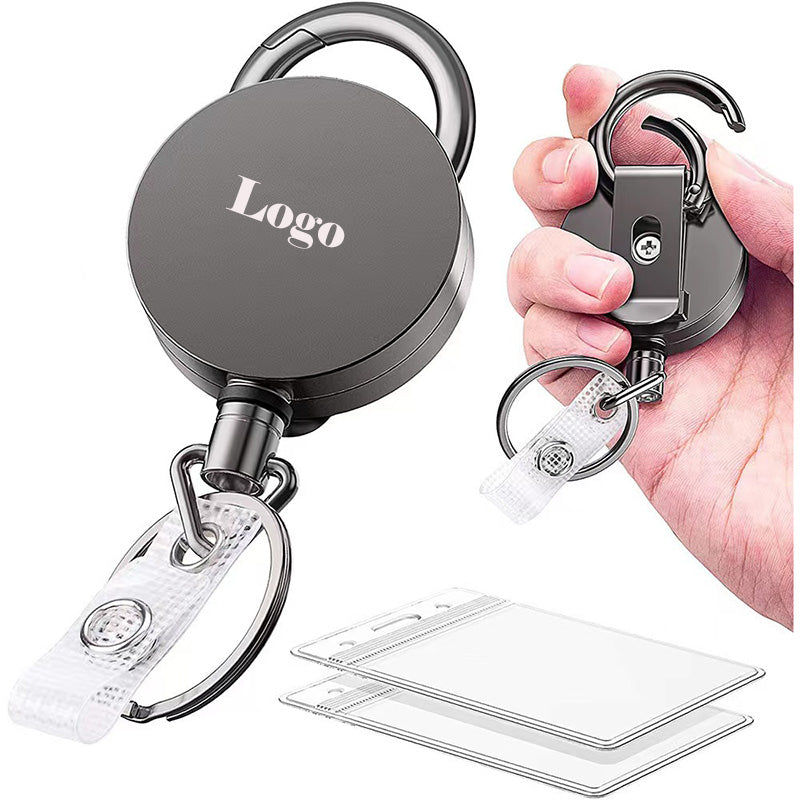 SUPSAS54 Heavy Duty Metal Retractable Badge Holders